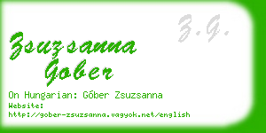 zsuzsanna gober business card