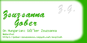 zsuzsanna gober business card